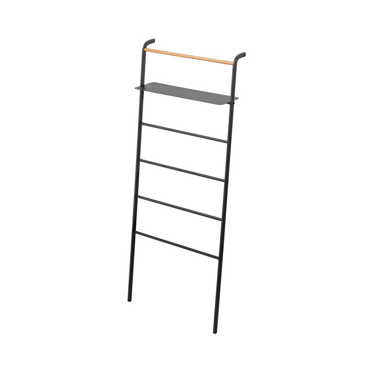 Yamazaki USA Yamazaki Home Leaning Ladder With Shelf Space Saving